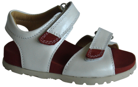 Детские ортопедические сандали с открытым носком «АЛИСА» белые (ALISA)