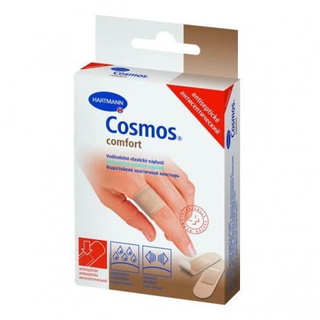 Пластырь Cosmos comfort антисептический 20 шт, 2 размера