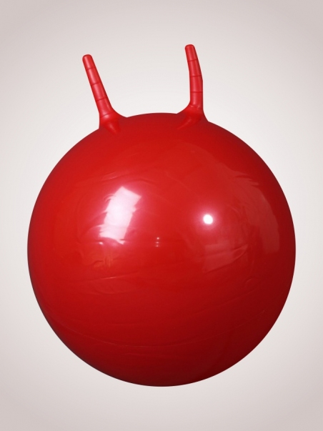 Гимнастический мяч детский  с ручками, 50 см. с насосом (Атлетика)
