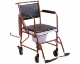 Кресло-каталка с санитарным оснащением LK 8002 (Мега-Оптим)